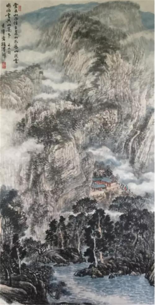 筆墨縱情 氣勢雄厚 畫(huà)家段浚川山水作品賞析