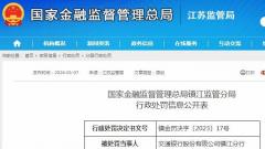 違規收取信貸資金受托支付劃撥費等兩項違法違規 交通銀行股份有限公司鎮江分行被罰40萬(wàn)元