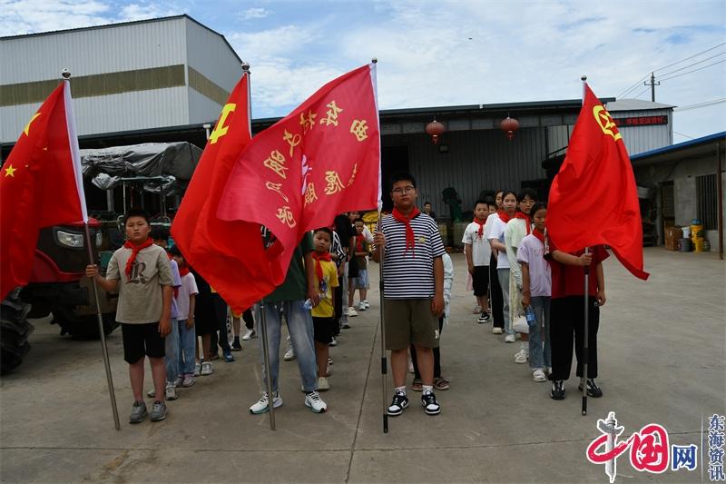 鹽城市鹽都區龍岡鎮暑期校外輔導實(shí)踐活動(dòng)走進(jìn)家庭農場(chǎng)